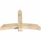 Ekena Millwork Bellingham Rough Sawn Timber Gable Bracket, Douglas Fir, 60"W x 40"H x 6"D x 6"F, 16/12 Pitch GBW060X40X0606BEL00RDF - alternate 3